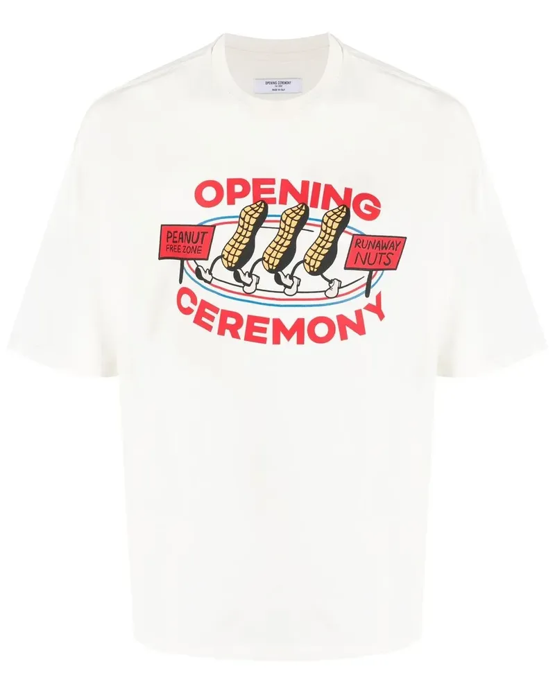 Opening Ceremony T-Shirt mit Peanuts-Print - Weiß Weiß