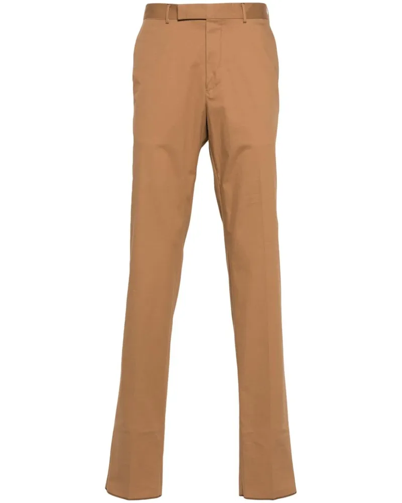 Ermenegildo Zegna Chino mit Bügelfalten - Braun Braun