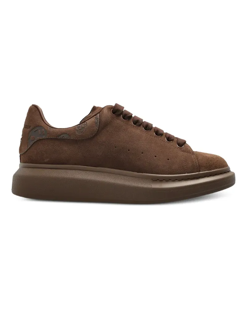 Alexander McQueen Sneakers mit Totenkopf-Print - Braun Braun