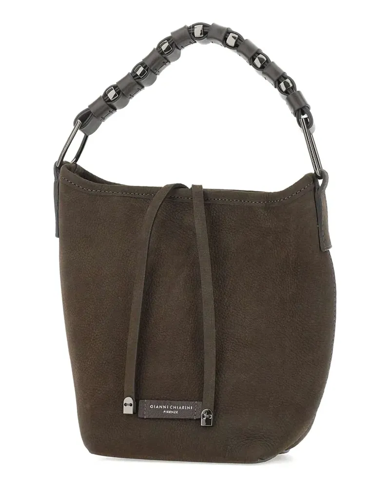 Gianni Chiarini Schultertasche mit Kettenriemen - Braun Braun