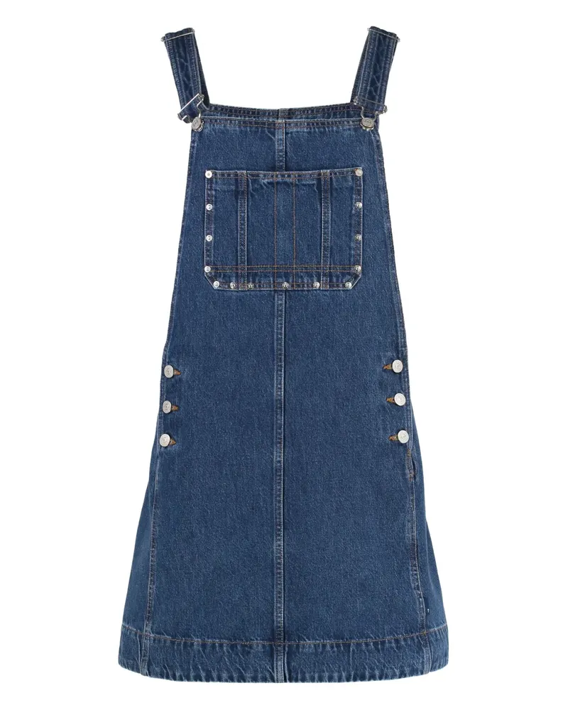 7 for all mankind Jeanskleid mit verstellbaren Trägern - Blau Blau