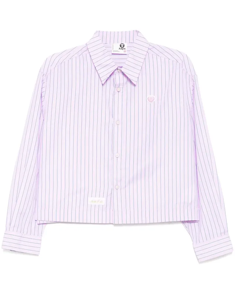 BAPE 22.25" langärmeliges Hemd - Rosa Rosa