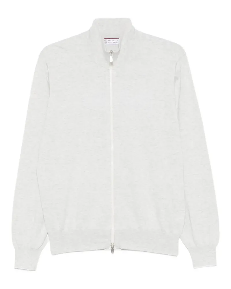 Brunello Cucinelli Cardigan mit Reißverschluss - Grau Grau