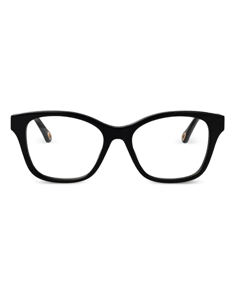 Chloé Brille mit eckigem Gestell - Schwarz Schwarz
