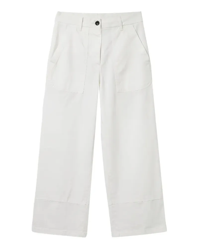 nine:inthe:morning Nadia Palazzo wide-leg trousers - Weiß Weiß