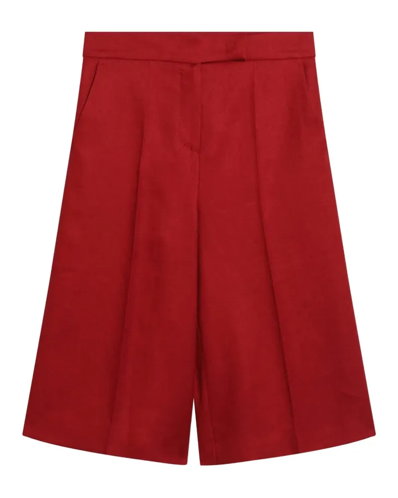 Max Mara linen bermuda shorts - Rot Rot