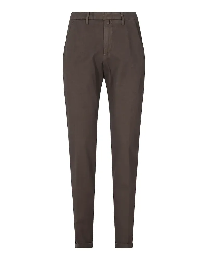 Briglia 1949 slim-fit chino trousers - Braun Braun
