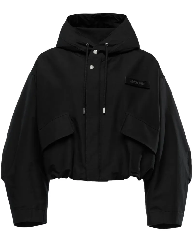 Jacquemus La Parka Courte Caraco Jacke - Schwarz Schwarz