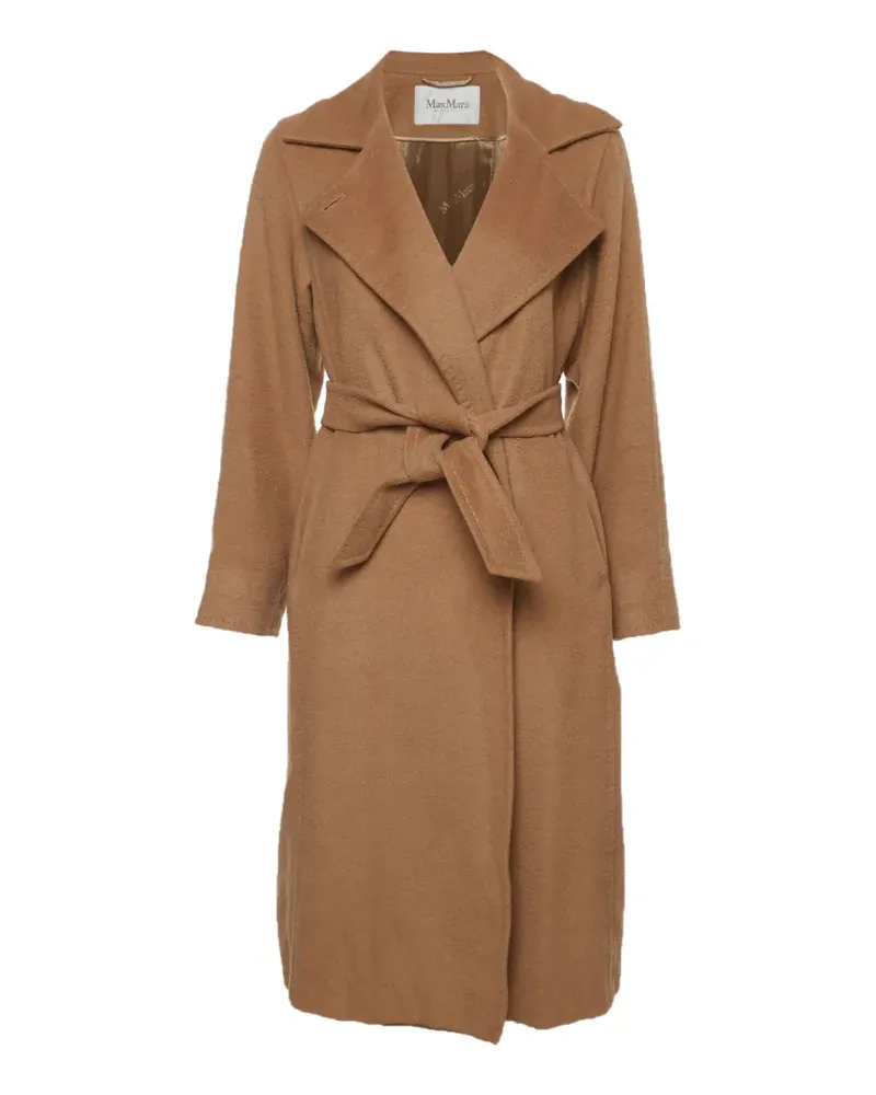 Max Mara belted camel hair coat - Braun Braun