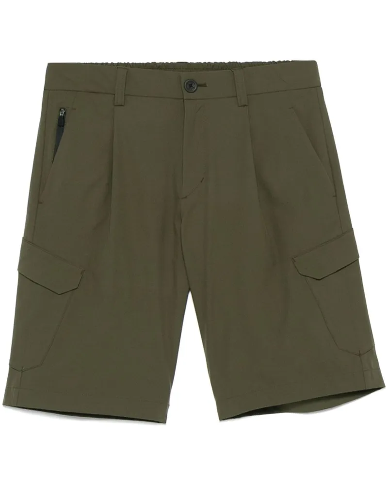 Herno Shorts mit Bundfalten - Grün Grün