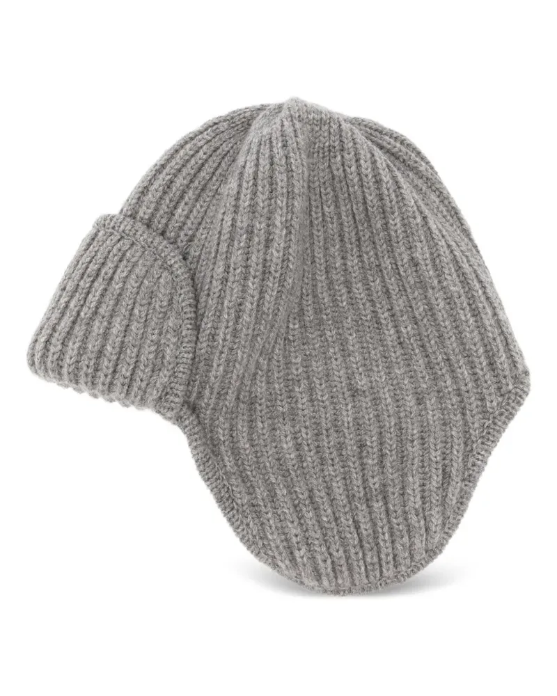 Inverni Beanie aus Kaschmir - Grau Grau