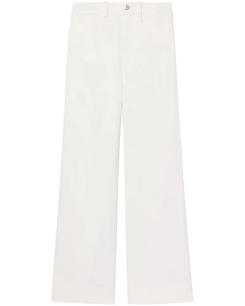 Proenza Schouler Cropped-Culottes - Weiß Weiß