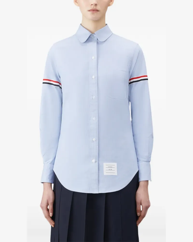 Thom Browne Oxford-Hemd mit Armbändern - Blau Blau
