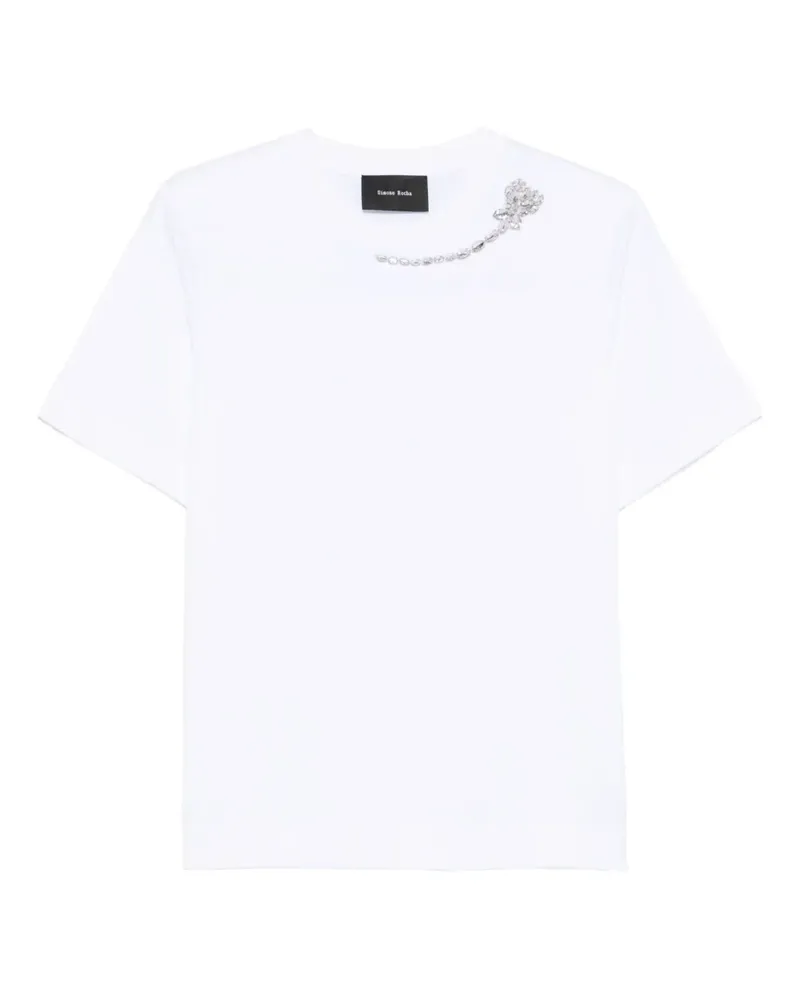 Simone Rocha Klassisches T-Shirt - Weiß Weiß