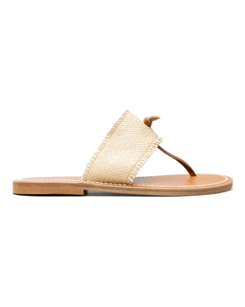 K.Jacques  Gewebte Wouri Sandalen - Nude Nude