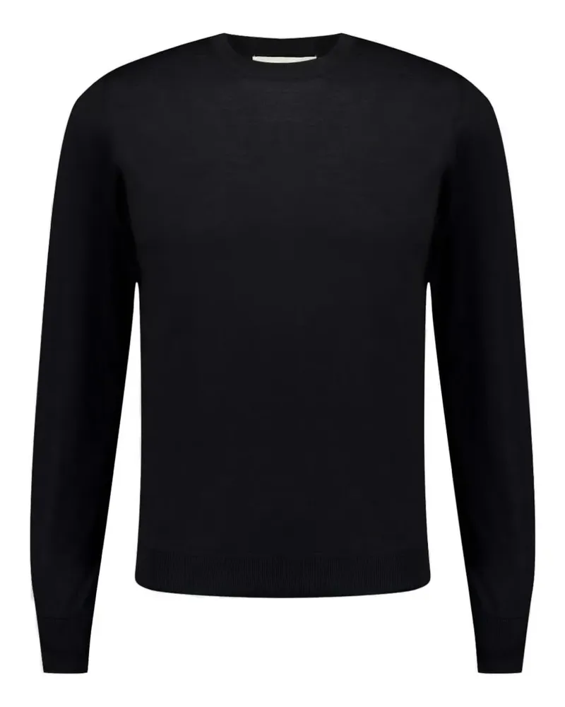 Piacenza Cashmere Pullover mit rundem Ausschnitt - Schwarz Schwarz