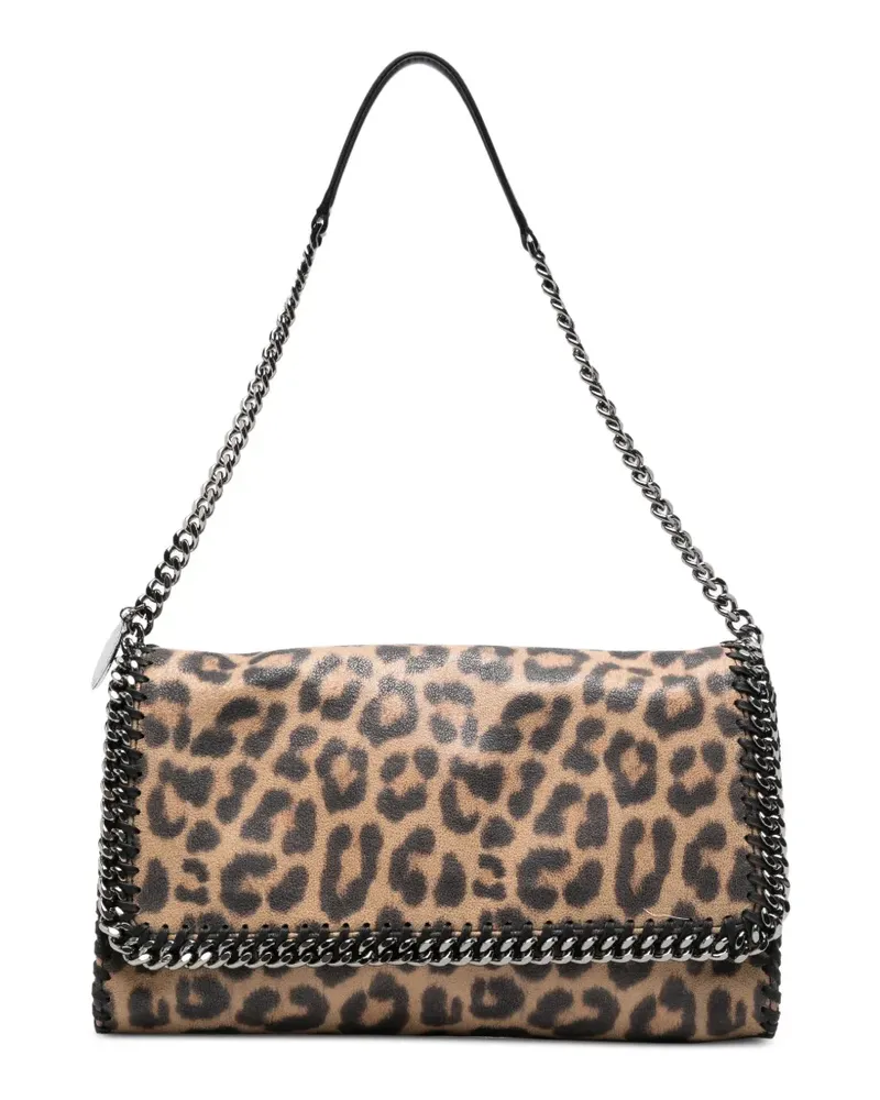 Stella McCartney Falabella Schultertasche mit Leopardenprint - Nude Nude