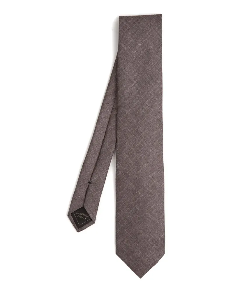 Brioni Zefiro textured tie - Braun Braun