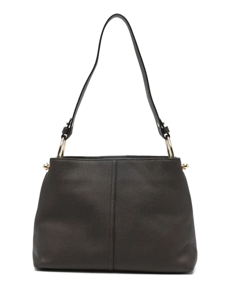 Strathberry Lana Schultertasche mit Ringdetail - Braun Braun