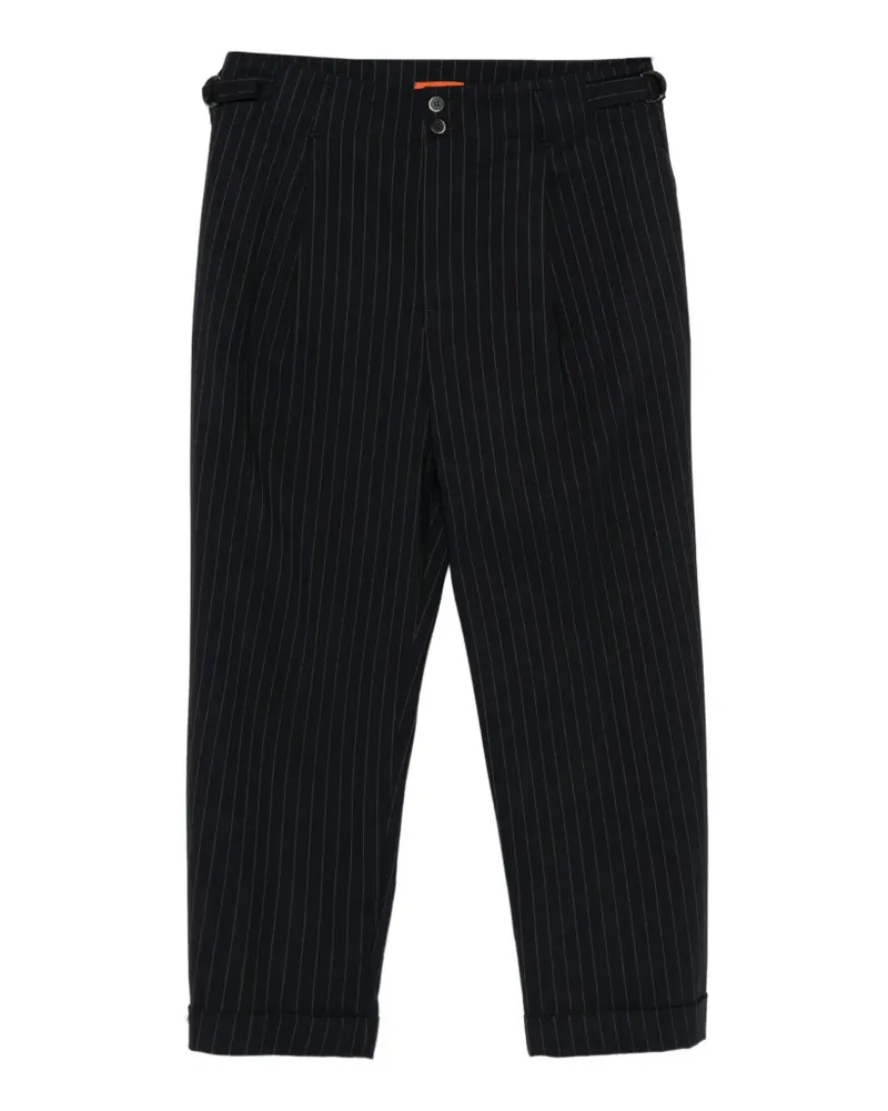 BARENA pinstripe tailored trousers - Schwarz Schwarz