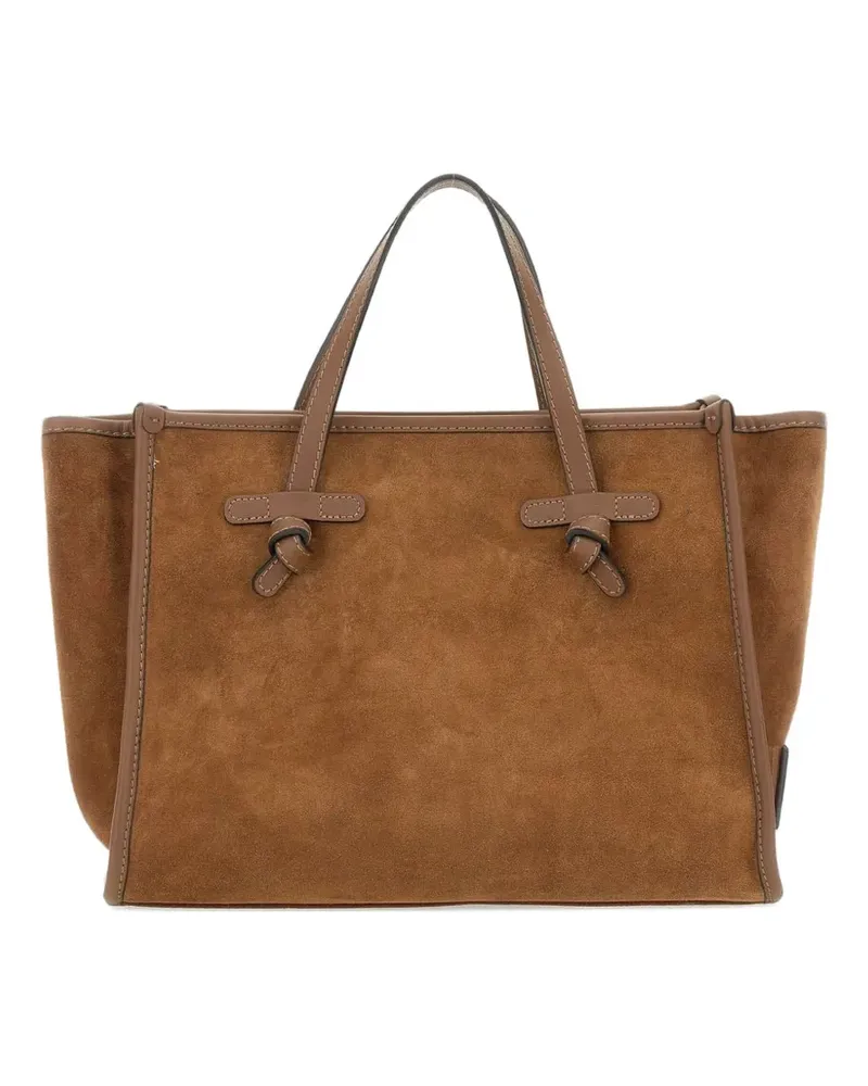 Gianni Chiarini Marcella Club Tote Bag aus Wildleder - Braun Braun