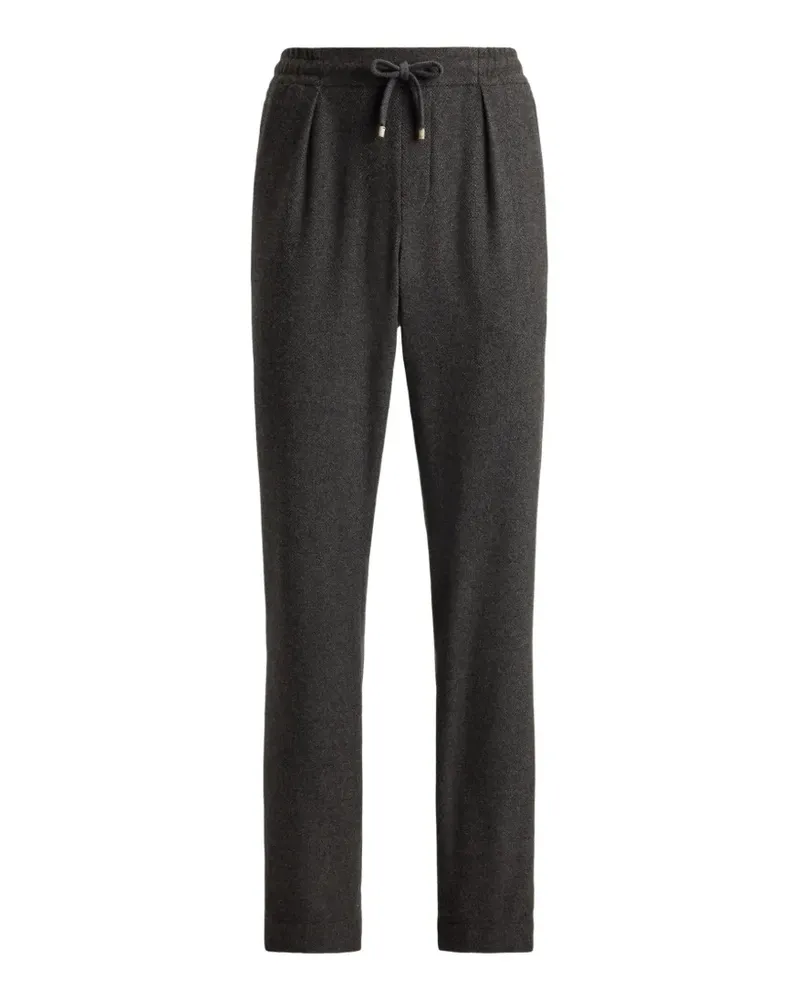 Ralph Lauren pleated drawstring track pants - Grau Grau