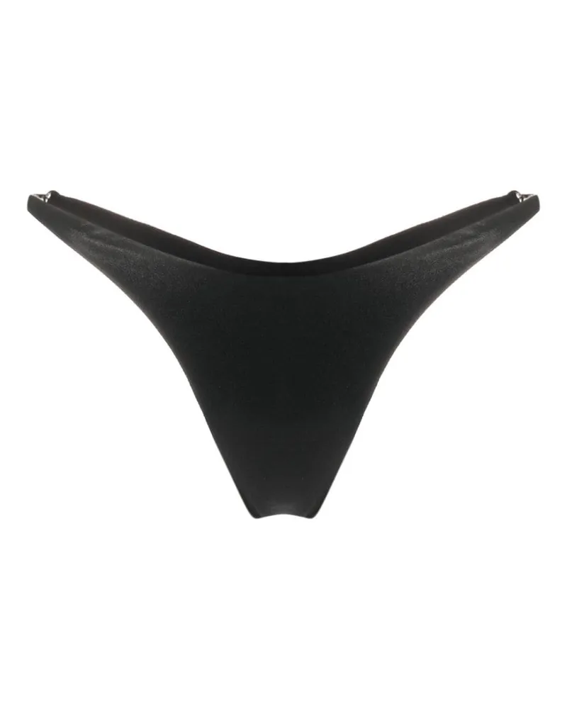 Thierry Mugler Klassisches Bikinihöschen - Schwarz Schwarz