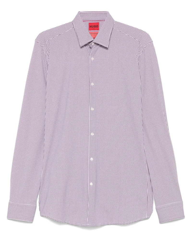 HUGO BOSS Hemd mit Print - Rot Rot