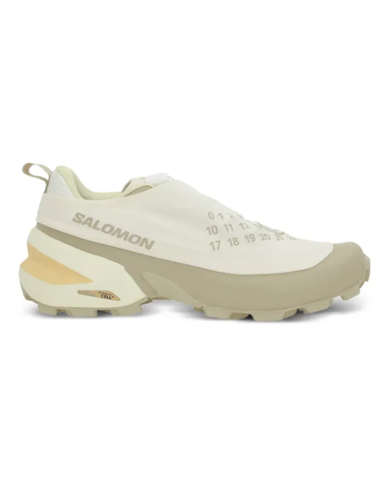 Maison Margiela x Salomon Cross Dust logo-print sneakers - Nude Nude
