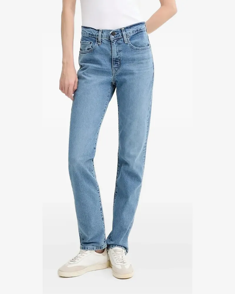 Levi's Jeans mit hohem Bund - Blau Blau