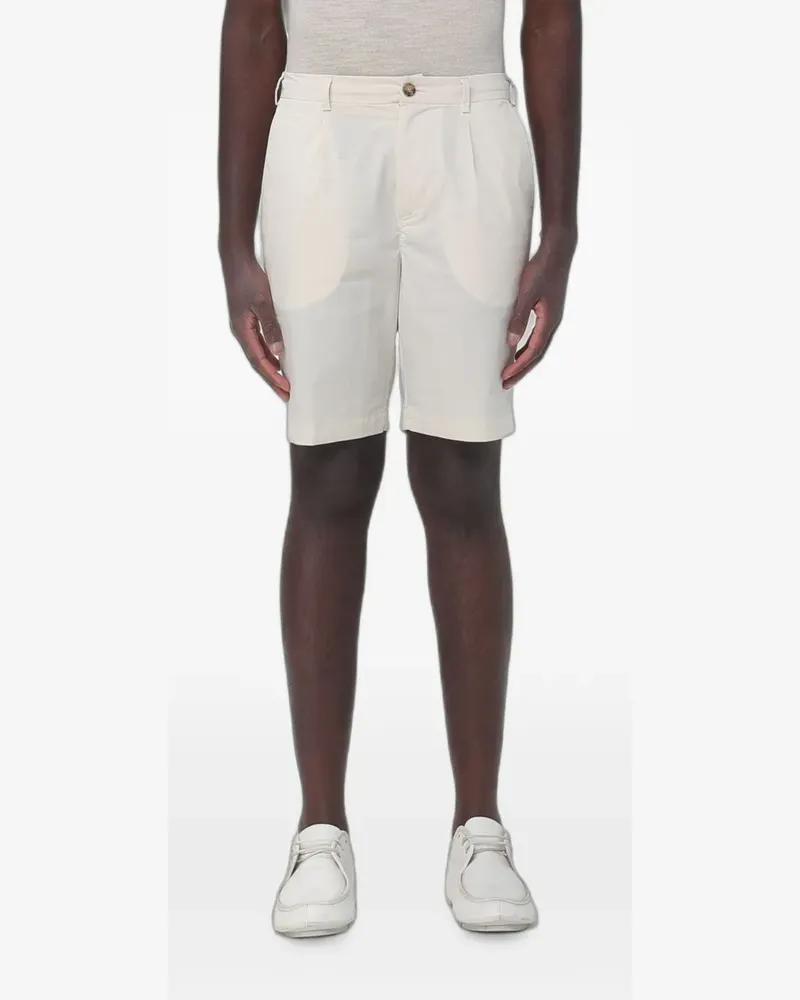 Brooksfield pleated bermuda shorts - Nude Nude
