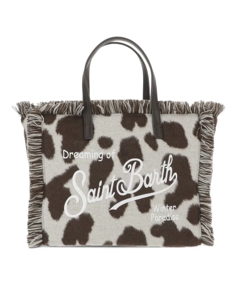 MC2 Saint Barth Colette animal-print tote bag - Braun Braun