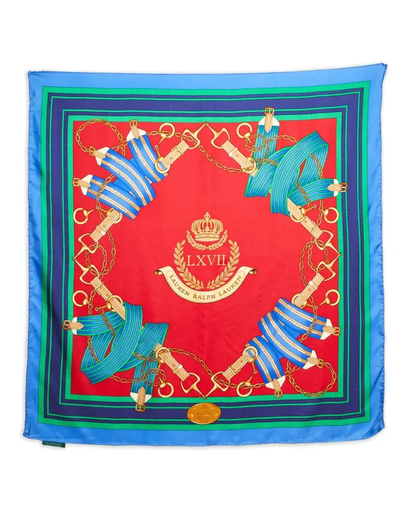 Ralph Lauren silk printed scarf - Rot Rot