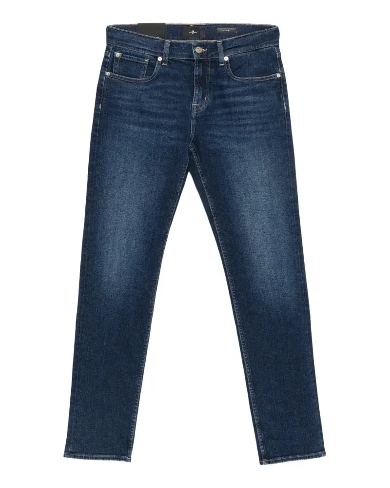 7 for all mankind Ausgeblichene Jeans - Blau Blau