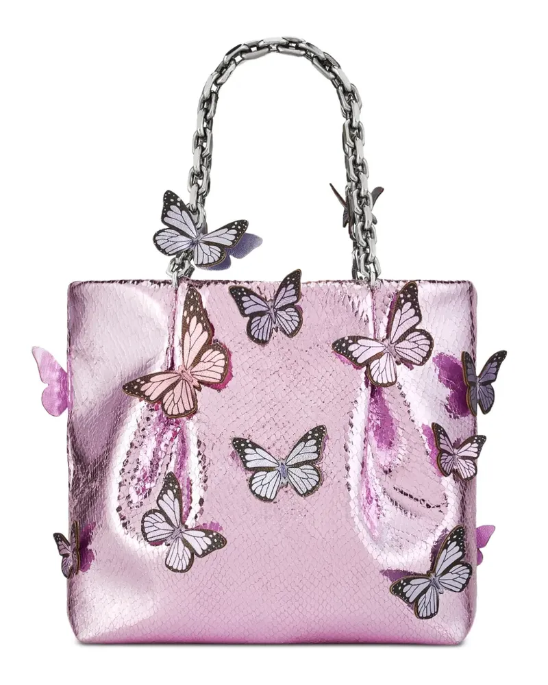 Aquazzura Mini Papillon Tote Bag - Rosa Rosa