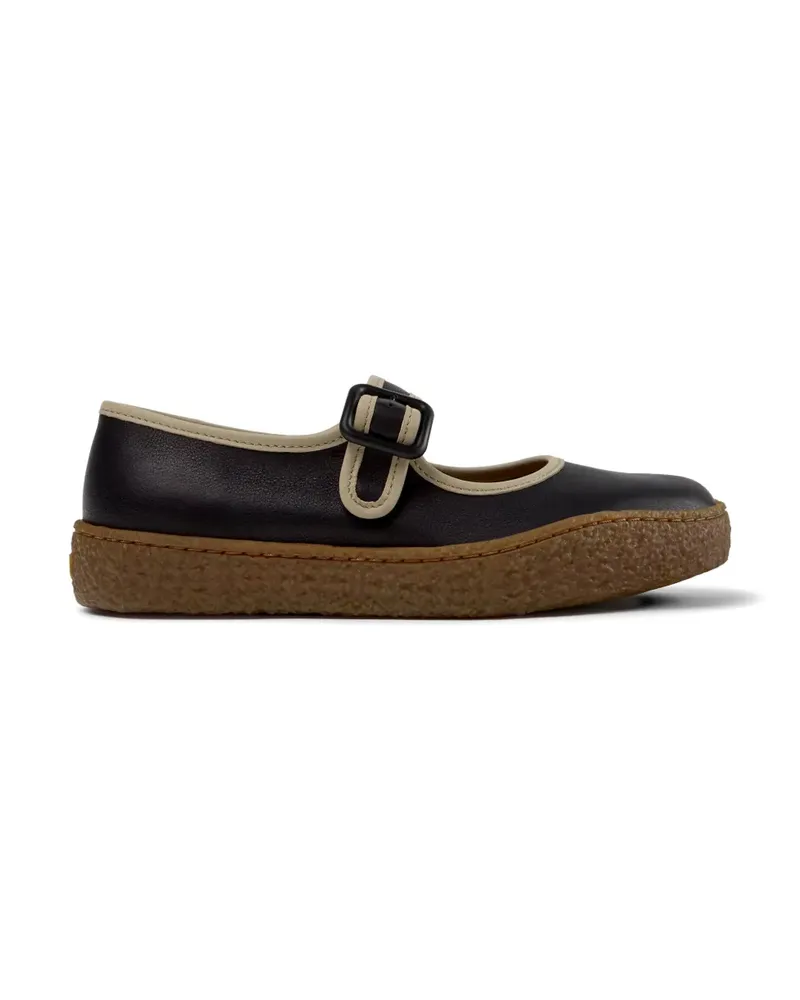 Camper Peu Terreno buckle-fastening ballet flats - Braun Braun