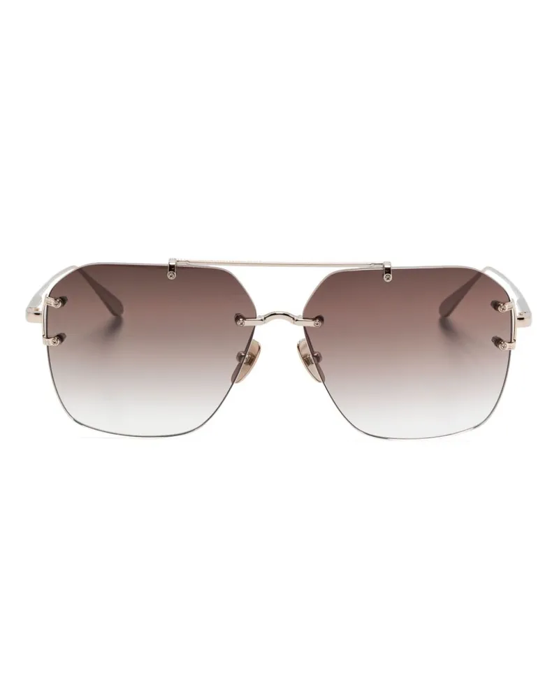 Linda Farrow Reyner Sonnenbrille - Gold Gold