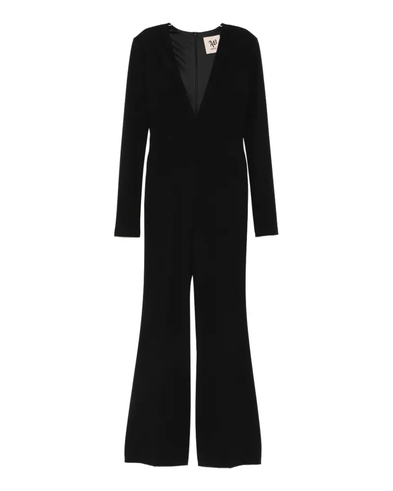 Aniye By Jade V-neck jumpsuit - Schwarz Schwarz