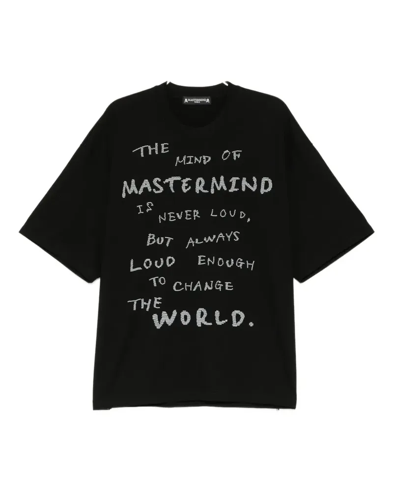 Mastermind World T-Shirt mit Slogan-Print - Schwarz Schwarz