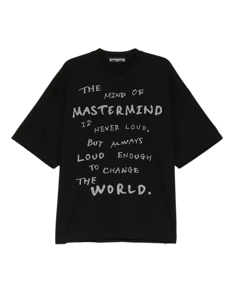 Mastermind World T-Shirt mit Slogan-Print - Schwarz Schwarz