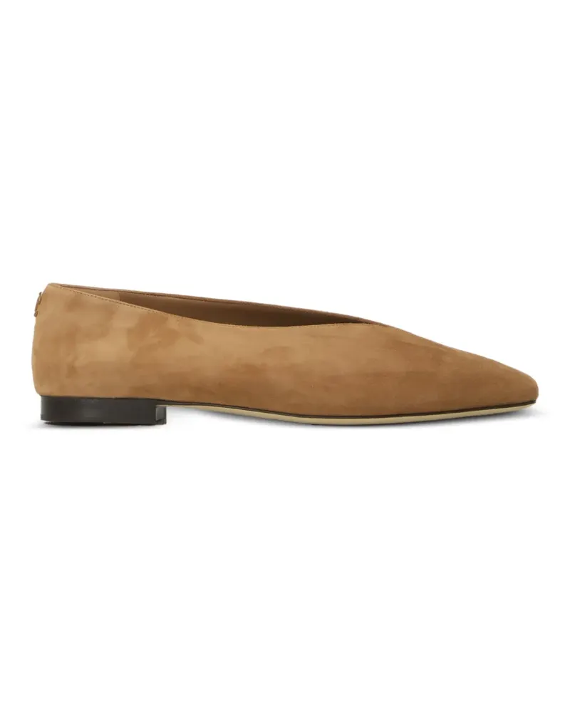 Jimmy Choo Margot flat suede ballet flats - Nude Nude
