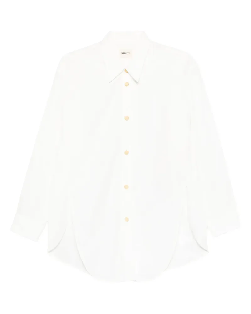 KHAITE Geknöpftes Goya Hemd - Weiß Weiß