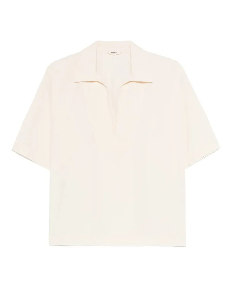 BARENA V-neck blouse - Nude Nude