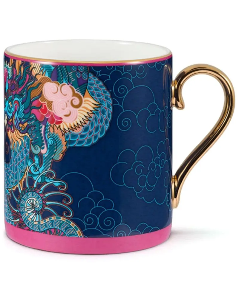 Shanghai Tang Vivid Dragon Tasse - Blau Blau