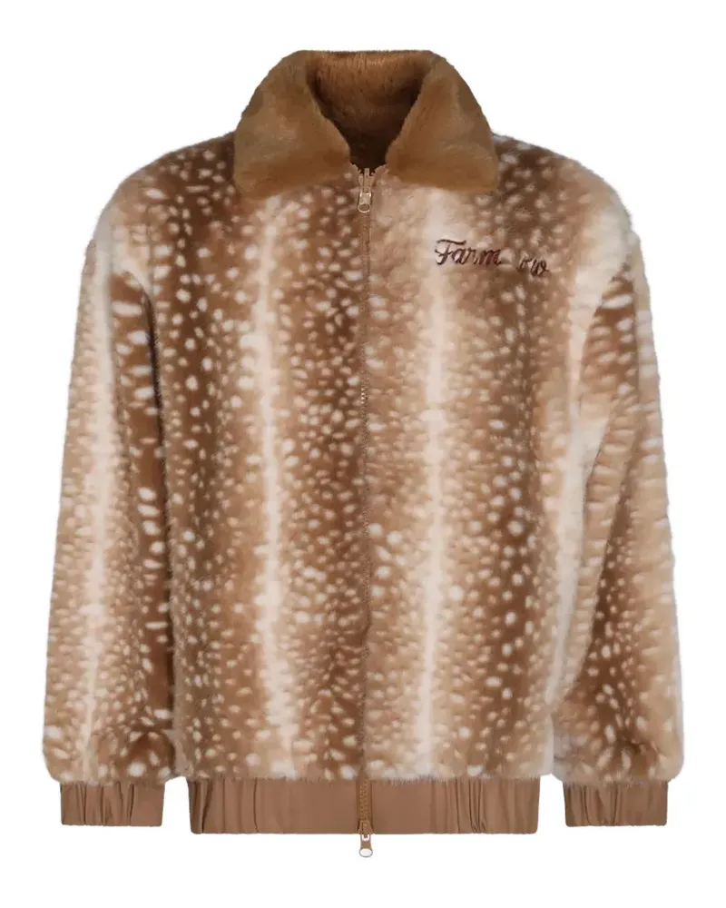 FARM Rio embroidered jacket - Braun Braun