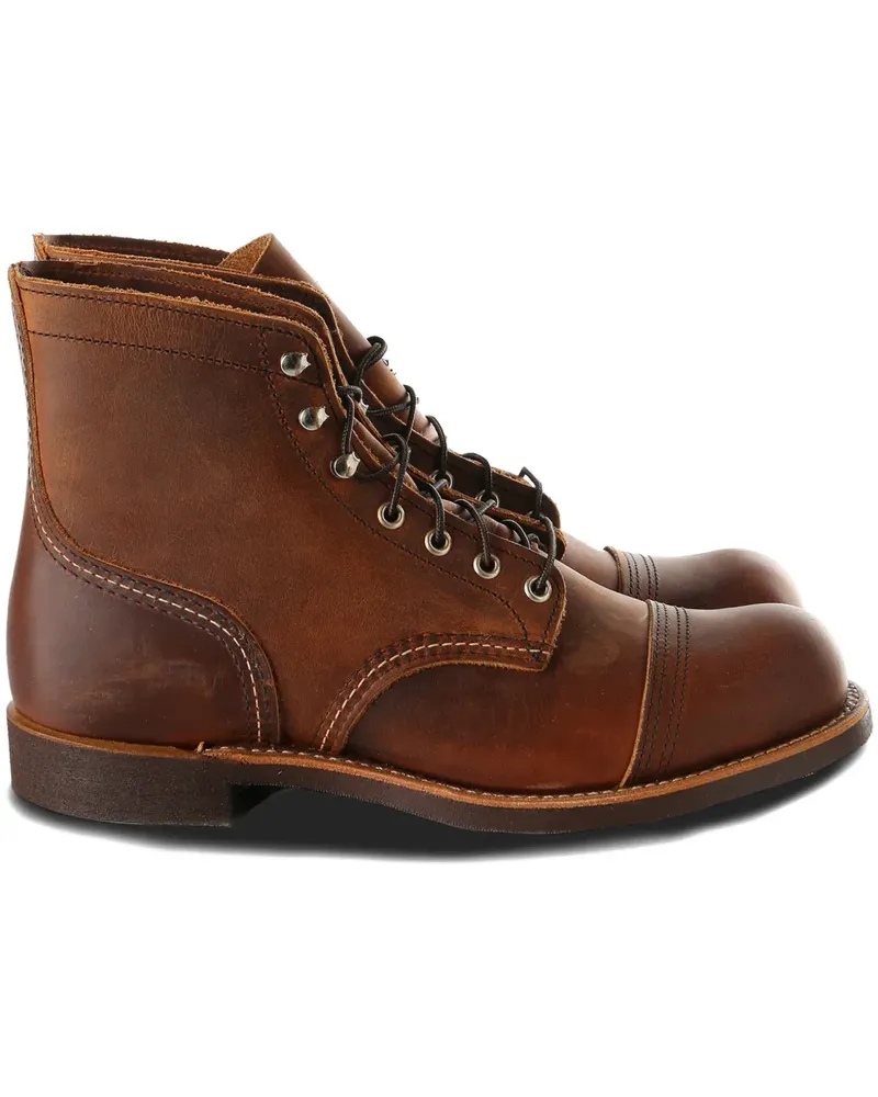Red Wing Shoes Iron Ranger® lace-up boots - Braun Braun