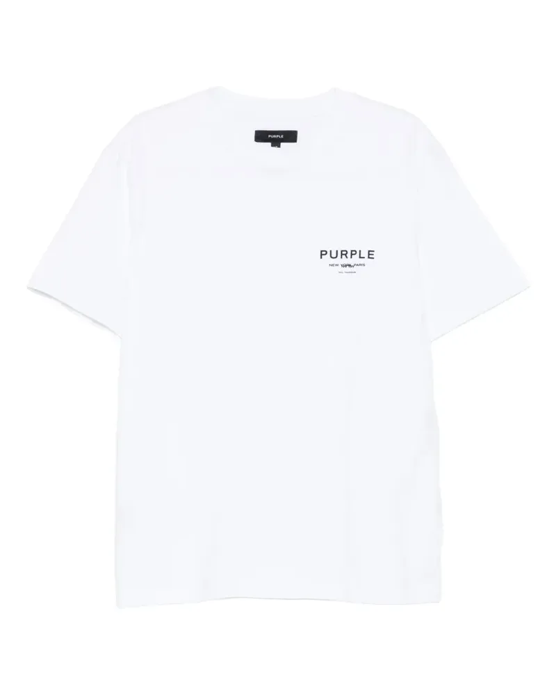 PURPLE BRAND jersey short-sleeve T-shirt - Weiß Weiß