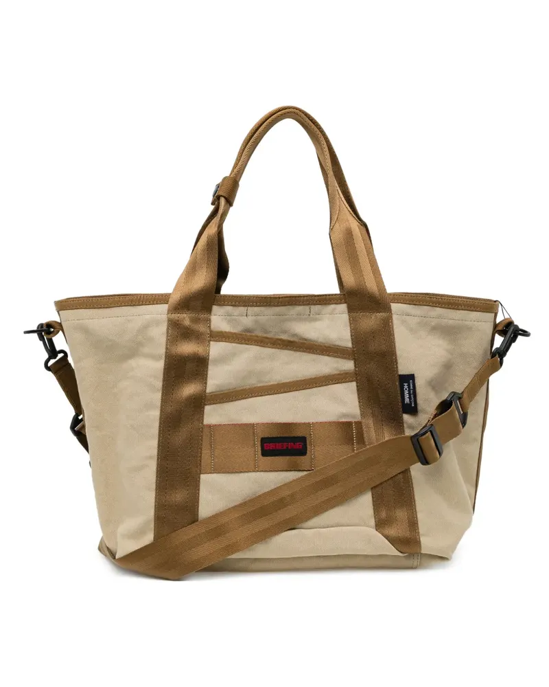 Comme des Garçons Shopper mit Logo-Patch - Nude Nude