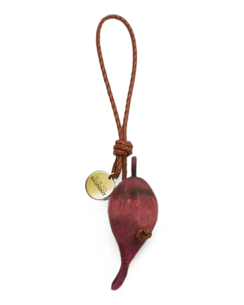 RUSLAN BAGINSKIY Beetroot bag charm - Rot Rot