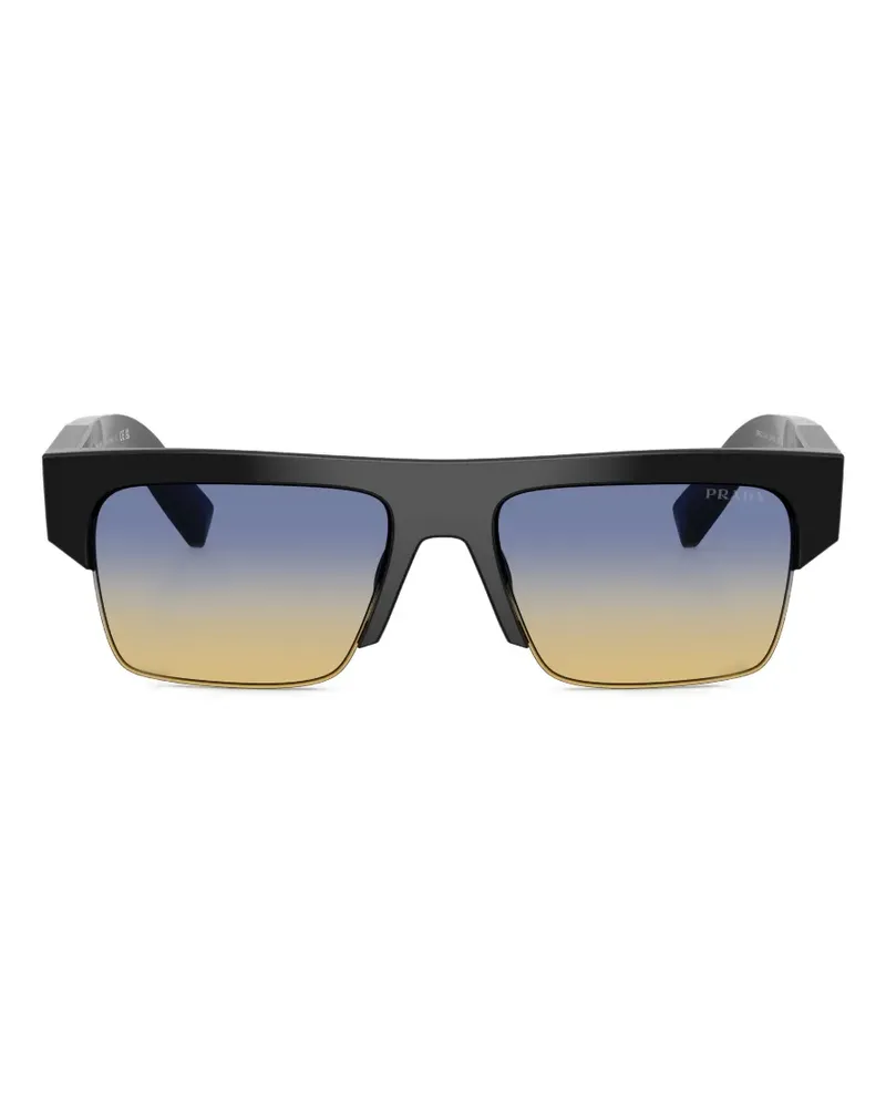 Prada square-frame gradient sunglasses - Schwarz Schwarz